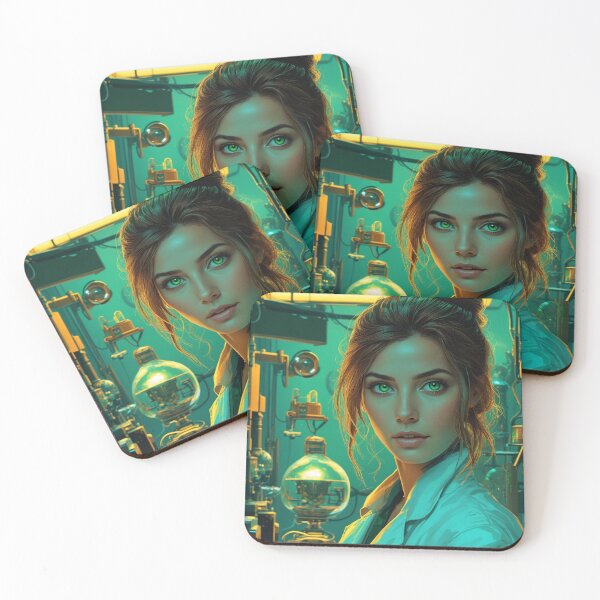 Item preview, Beautiful Young Scientist in Secret Laboratory designed and sold by XN-Art-Design.