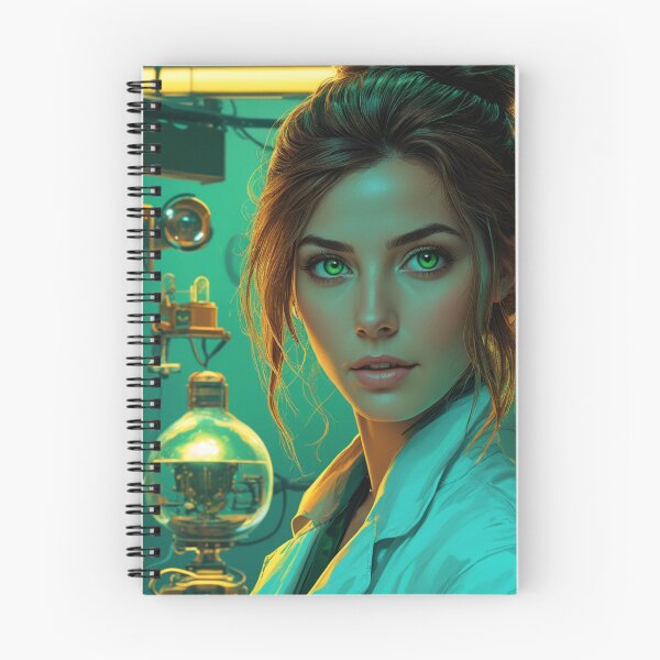 Item preview, Beautiful Young Scientist in Secret Laboratory designed and sold by XN-Art-Design.