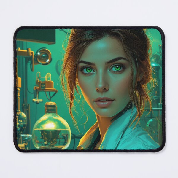 Item preview, Beautiful Young Scientist in Secret Laboratory designed and sold by XN-Art-Design.