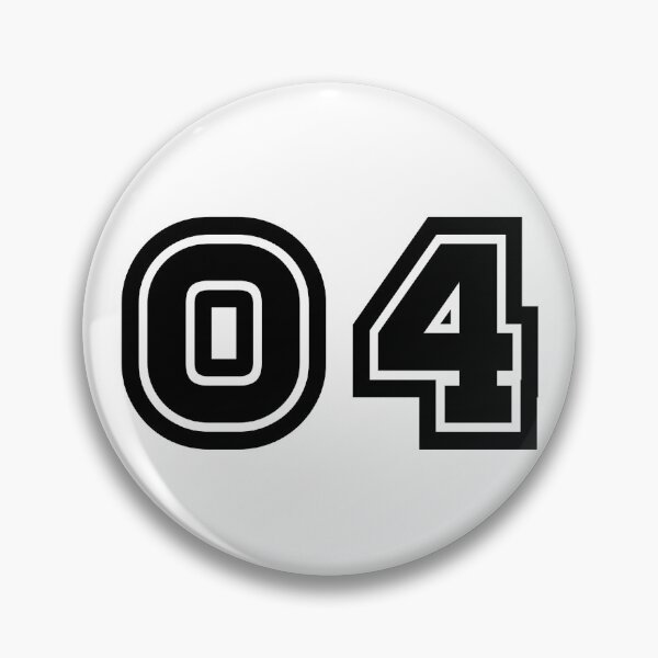 Item preview, 04, four, black, sport designed and sold by Numbers-Art.