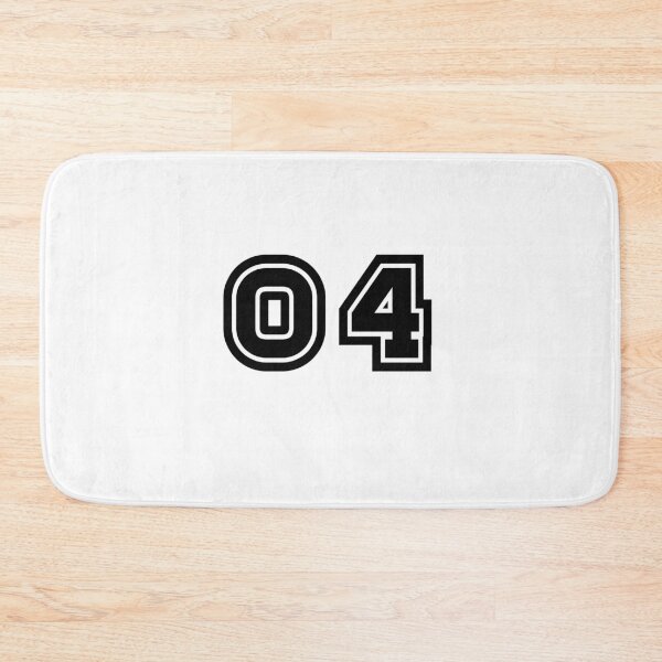 Item preview, 04, four, black, sport designed and sold by Numbers-Art.
