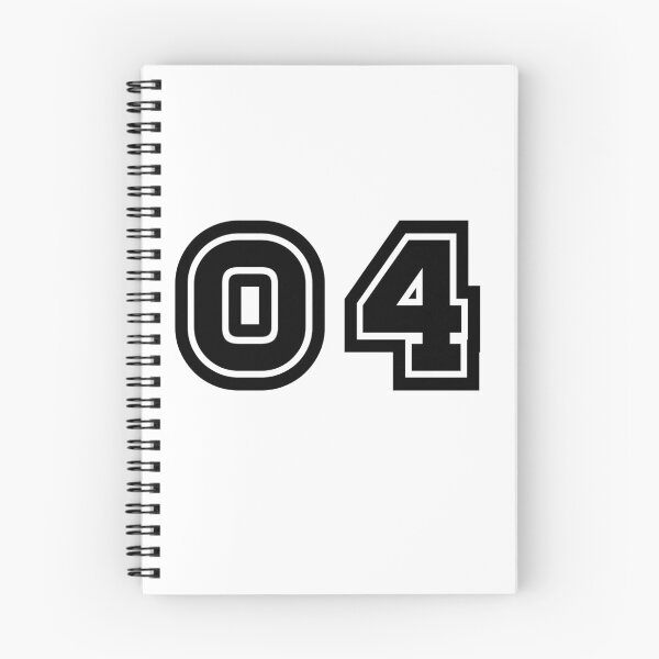 Artikelvorschau, 04, vier, schwarz, sport entworfen und verkauft von Numbers-Art.
