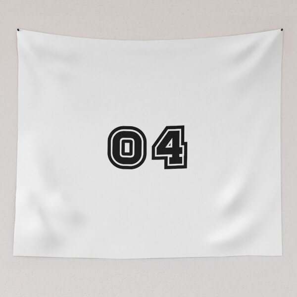 Item preview, 04, four, black, sport designed and sold by Numbers-Art.