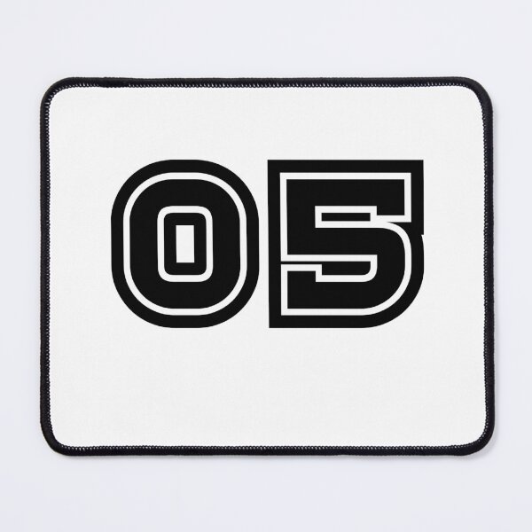 Item preview, 05, five, black, sport designed and sold by Numbers-Art.