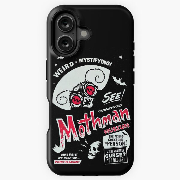 Item preview, Mothman Museum Poster designed and sold by SpookshowDesign.