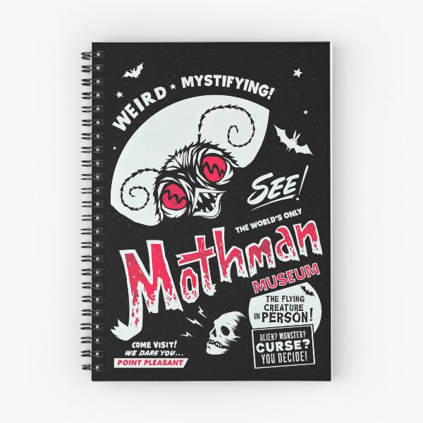 Item preview, Mothman Museum Poster designed and sold by SpookshowDesign.