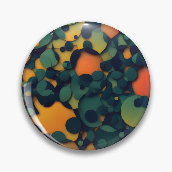 Item preview, Abstract: Orange, Green Circles on Background Close-Up designed and sold by MrKATORSKI.