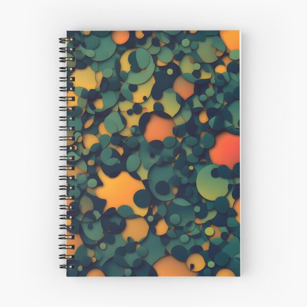 Item preview, Abstract: Orange, Green Circles on Background Close-Up designed and sold by MrKATORSKI.