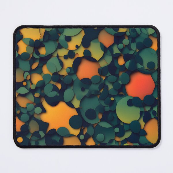 Item preview, Abstract: Orange, Green Circles on Background Close-Up designed and sold by MrKATORSKI.