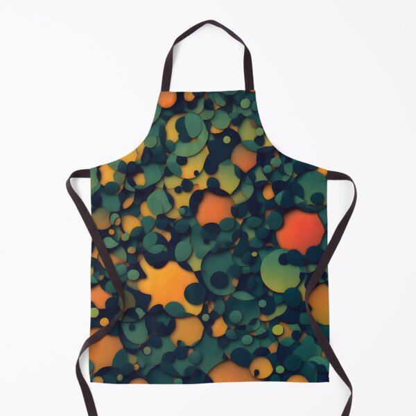 Item preview, Abstract: Orange, Green Circles on Background Close-Up designed and sold by MrKATORSKI.