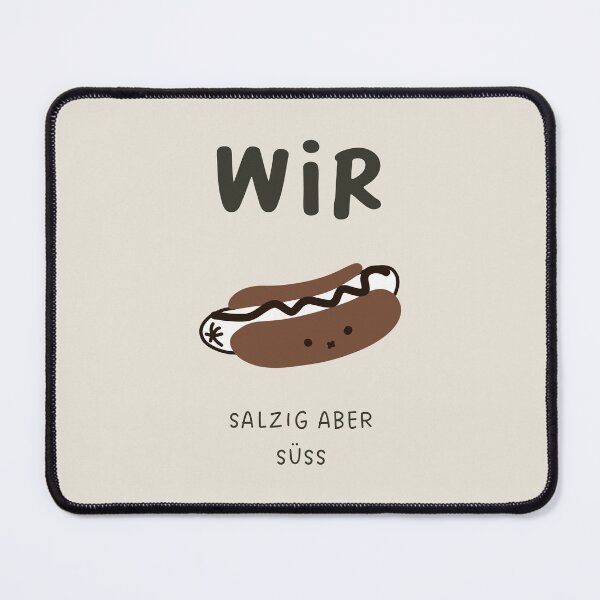 Item preview, Wir - salzig, aber süß | Cute Character Illustrations | Simple & Sweet Designs designed and sold by RM-Journey.