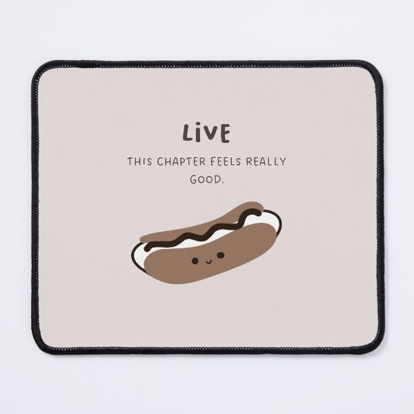 Item preview, Live - This chapter feels really good | Cute Character Illustrations | Simple & Sweet Designs designed and sold by RM-Journey.