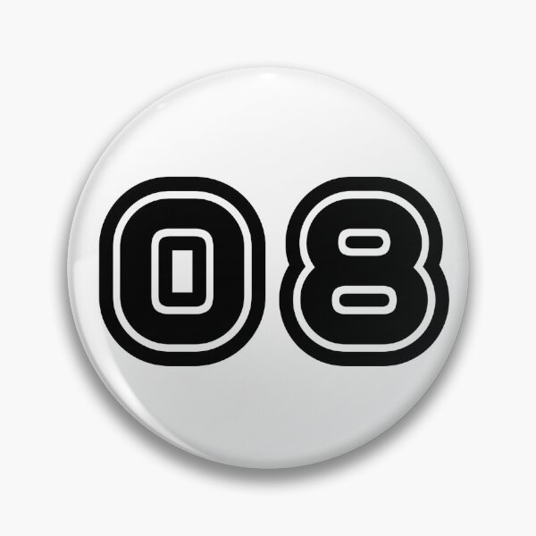 Item preview, 08, eight, black, sport designed and sold by Numbers-Art.