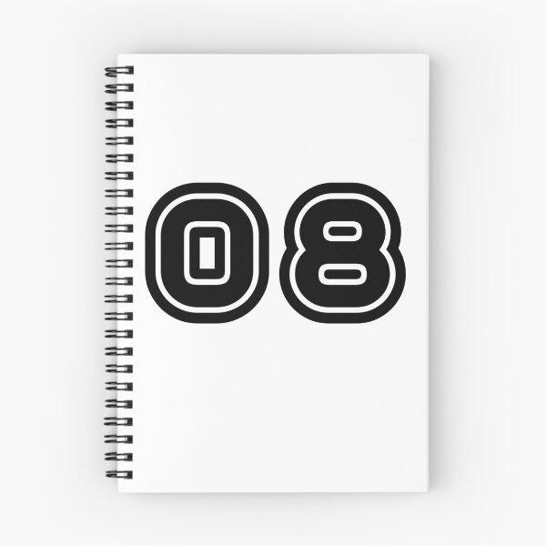 Item preview, 08, eight, black, sport designed and sold by Numbers-Art.