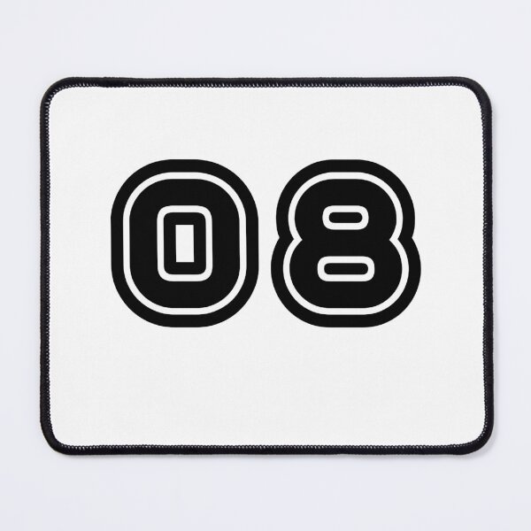 Item preview, 08, eight, black, sport designed and sold by Numbers-Art.