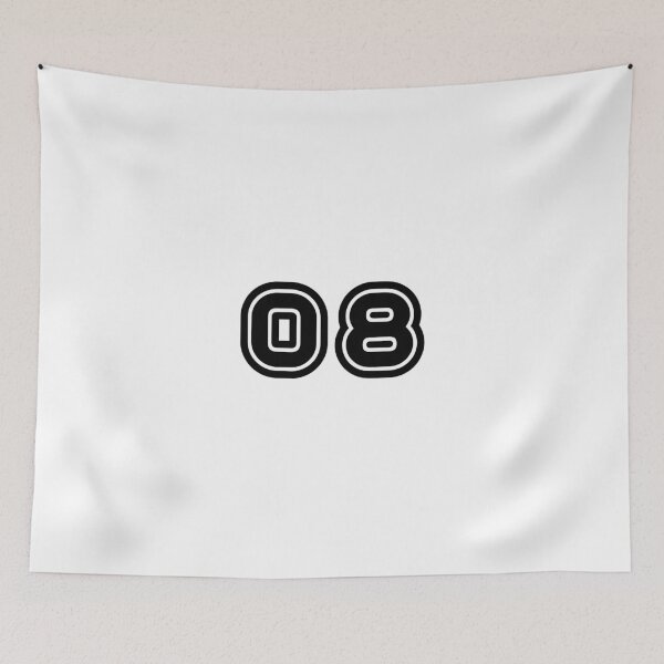 Item preview, 08, eight, black, sport designed and sold by Numbers-Art.