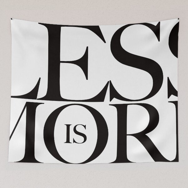 Item preview, more is less life quotation | more is less   designed and sold by KARTICK DUTTA.