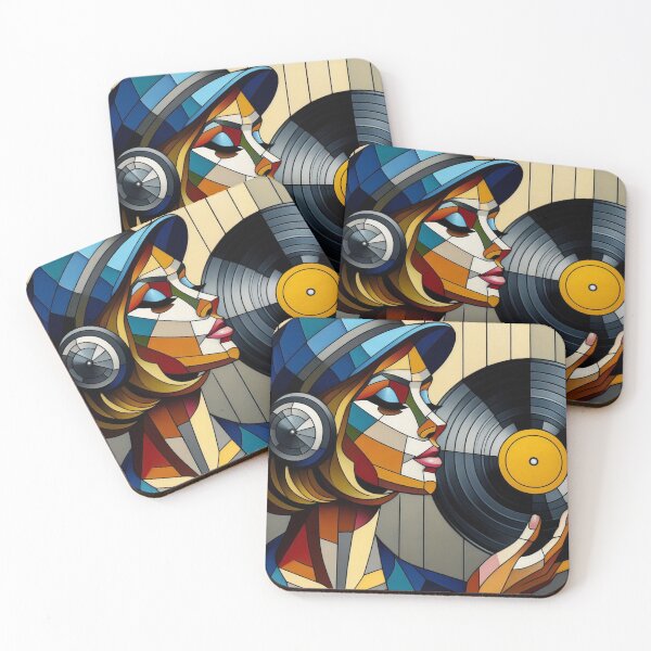 Item preview, DJ Cubism - Geometric Groove: A Vinyl Voyage designed and sold by DJ-Portable.