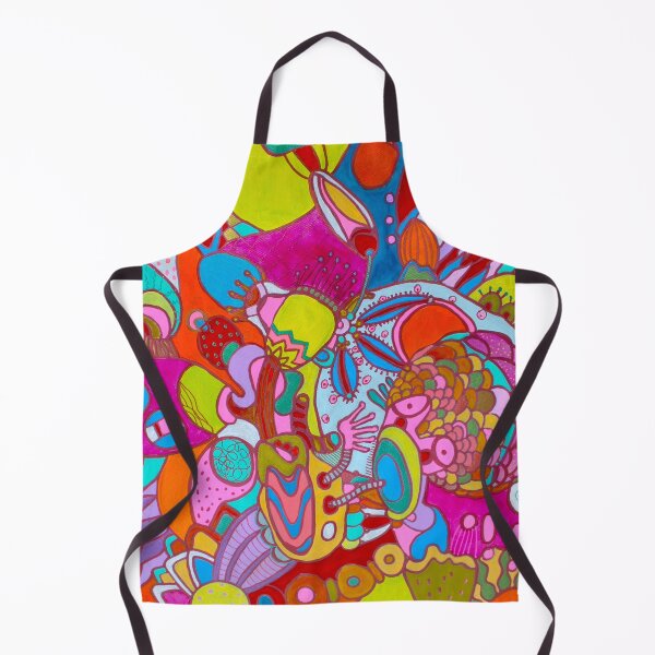 Item preview, 322. Bizarre: Vibrant Abstract Fusion of Acrylic and Gouache designed and sold by Veera Zukova.