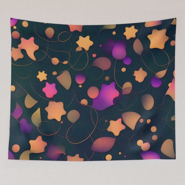 Item preview, Colorful Abstract Background with Diverse Shapes designed and sold by MrKATORSKI.