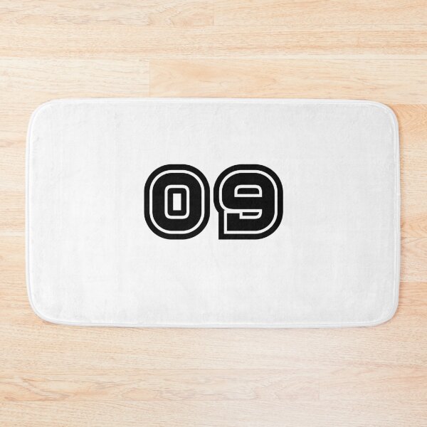 Item preview, 09, nine, black, sport designed and sold by Numbers-Art.