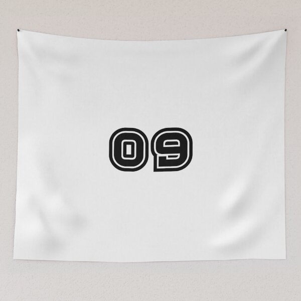 Item preview, 09, nine, black, sport designed and sold by Numbers-Art.