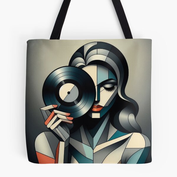 Item preview, DJ Cubism: “Abstract Vinyl Enthusiast” designed and sold by DJ-Portable.