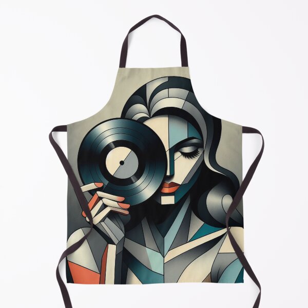 Item preview, DJ Cubism: “Abstract Vinyl Enthusiast” designed and sold by DJ-Portable.