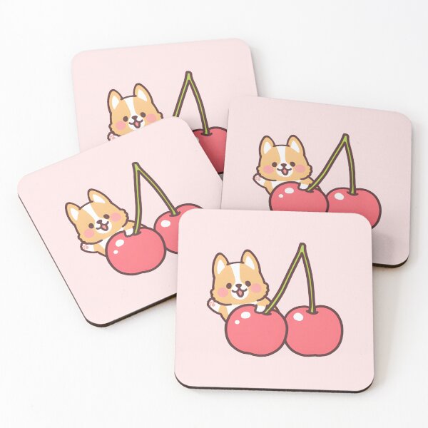 Item preview, Cherry - Fruit corgi designed and sold by Kappadog.