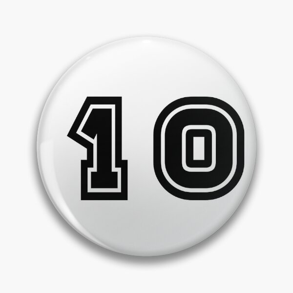 Item preview, 10, ten, black, sport designed and sold by Numbers-Art.