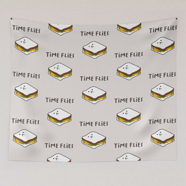 Item preview, Time flies | Cute Character Illustrations | Simple & Sweet Designs designed and sold by RM-Journey.