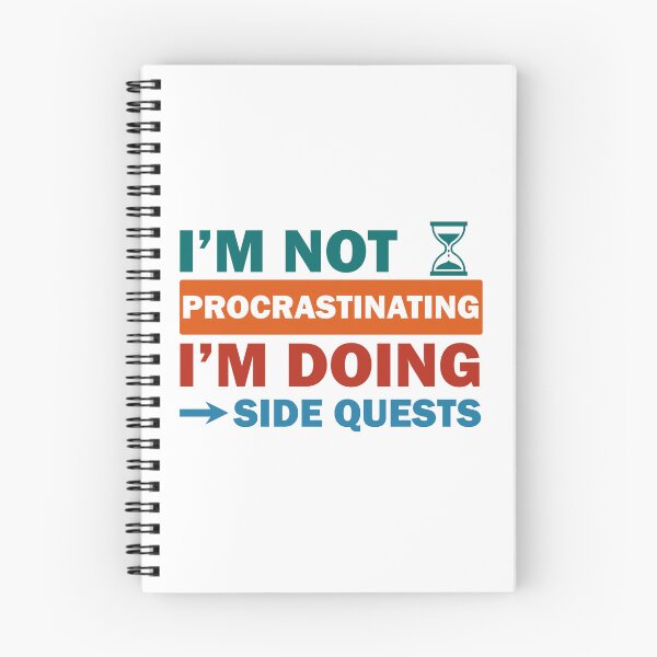 Item preview, I’m not procrastinating I’m doing side quests designed and sold by Rami Khalifah.