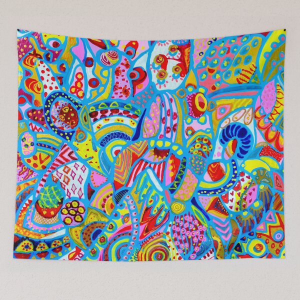 Item preview, 312. ulu's Blue Subconscious: Abstract Expressionism designed and sold by Veera Zukova.