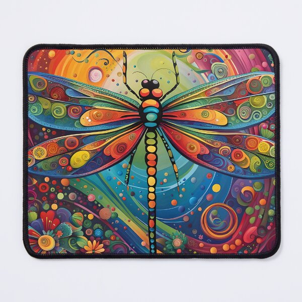 Item preview, Dragonfly 60's Flower Power designed and sold by druidwolfart.