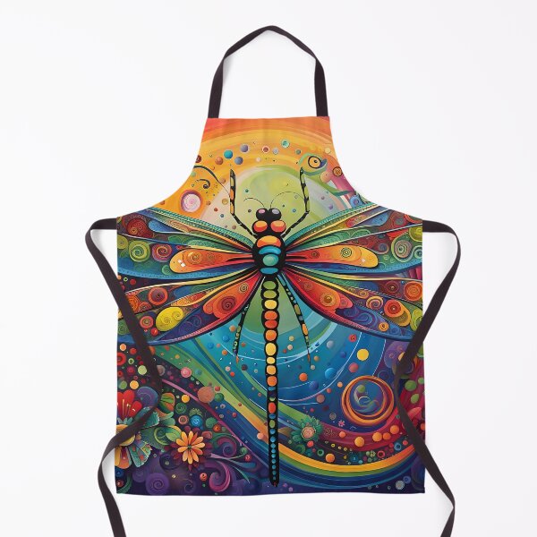 Item preview, Dragonfly 60's Flower Power designed and sold by druidwolfart.