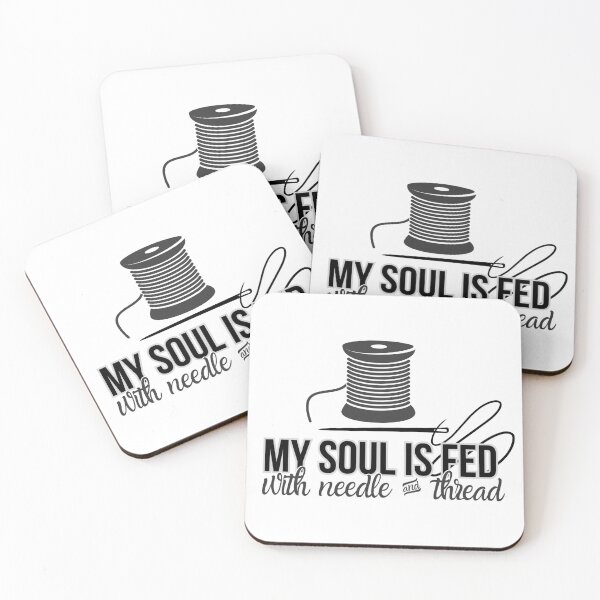 Item preview, My Soul is Fed with Needle and Thread designed and sold by tmachtan.