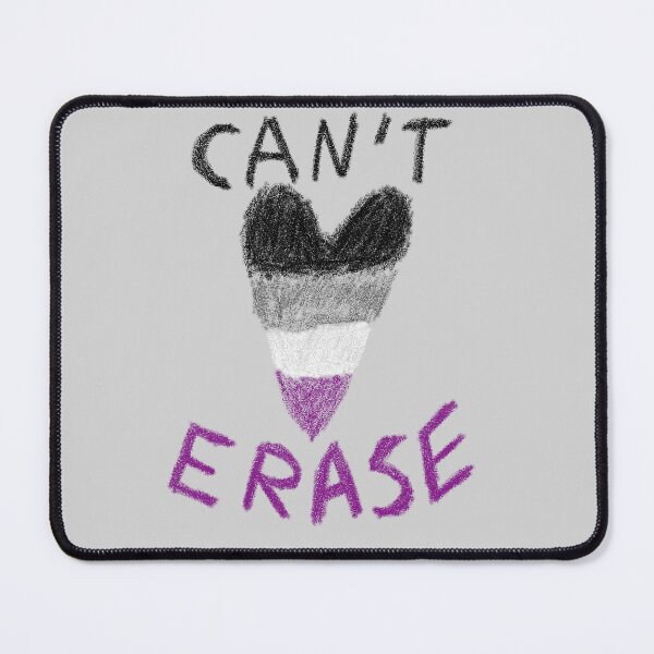Item preview, Asexual Pride Flag (Can't Erase) designed and sold by DisneyFanatic23.