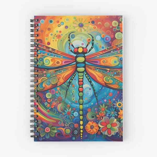 Item preview, Dragonfly 60's Flower Power designed and sold by druidwolfart.
