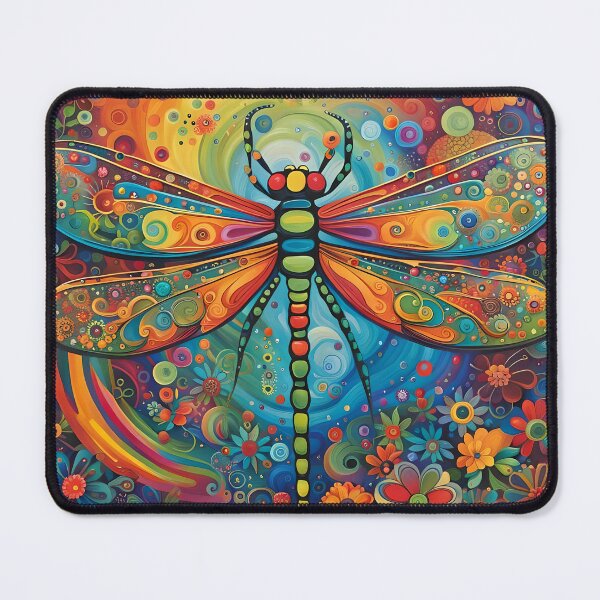 Item preview, Dragonfly 60's Flower Power designed and sold by druidwolfart.