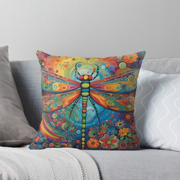 Item preview, Dragonfly 60's Flower Power designed and sold by druidwolfart.