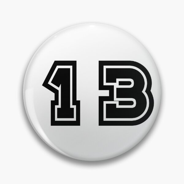 Item preview, 13, thirteen, black, sport designed and sold by Numbers-Art.