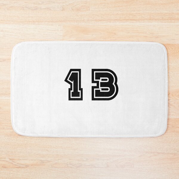 Item preview, 13, thirteen, black, sport designed and sold by Numbers-Art.