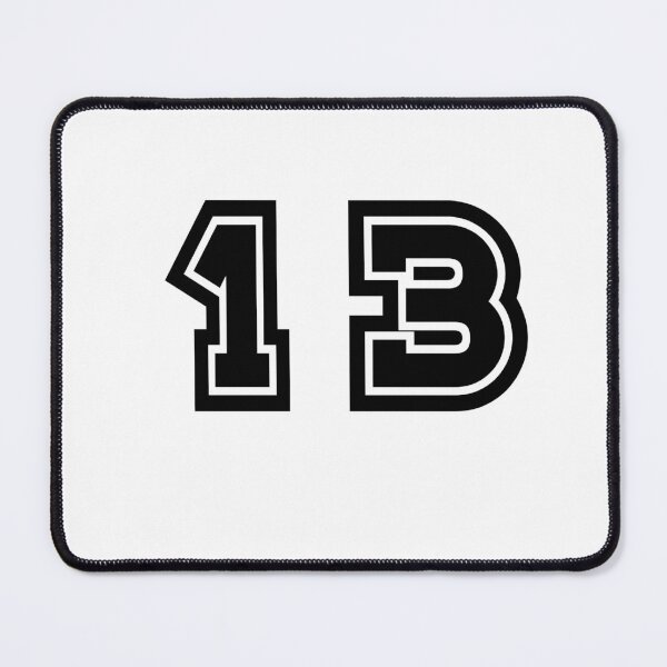 Item preview, 13, thirteen, black, sport designed and sold by Numbers-Art.