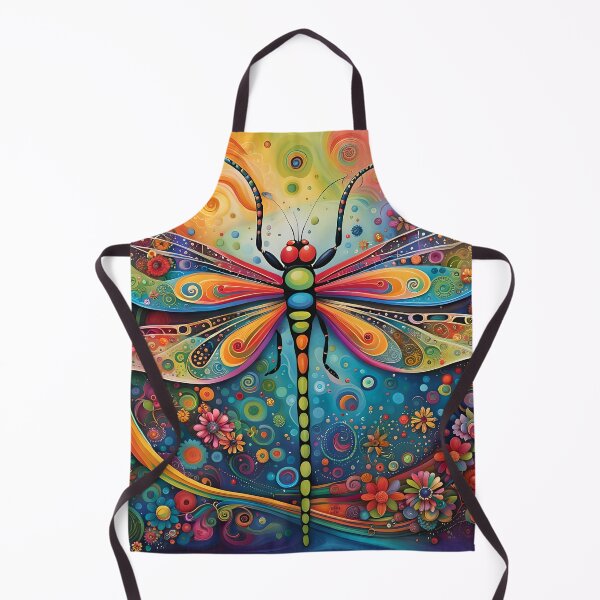 Item preview, Dragonfly 60's Flower Power designed and sold by druidwolfart.