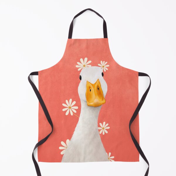 Item preview, Duck with chamomiles designed and sold by Valeriya Korenkova Kodamorkovkart.
