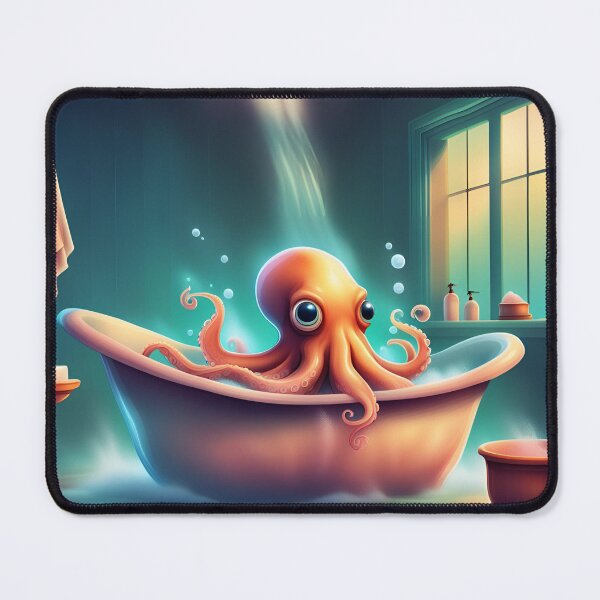 Item preview, Octopus bathing  designed and sold by BlueMudd.