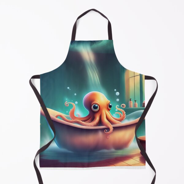 Item preview, Octopus bathing  designed and sold by BlueMudd.