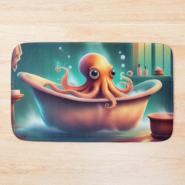 Item preview, Octopus bathing  designed and sold by BlueMudd.