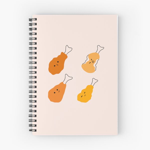 Item preview, Emotive Chicken Drumsticks: Cartoon Illustration Series | Pastel Pink Background designed and sold by RM-Journey.