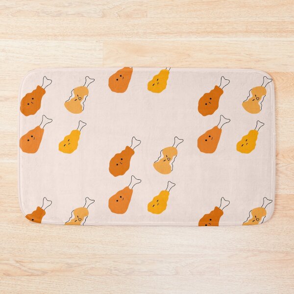 Item preview, Emotive Chicken Drumsticks: Cartoon Illustration Series | Pastel Pink Background designed and sold by RM-Journey.